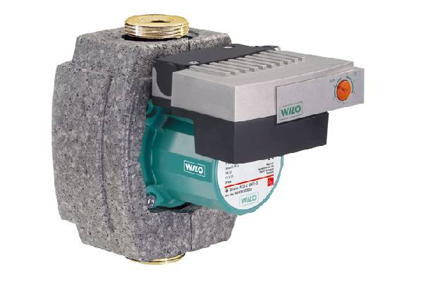Hocheffizienz - Brauchwasserpumpe WILO Stratos ECO-Z 25/1-5 mit integrierter Elektronischer Drehzahlregelung
